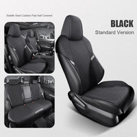 Half-Cover Suede Car Seat Cushion Pads for Toyota RAV4