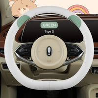 38 cm Universal Fun Leather Steering Wheel Cover