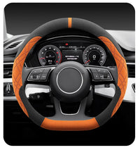 38 cm Anti-Slip Suede Steering Wheel Cover for BYD Atto 3 Yuan Plus