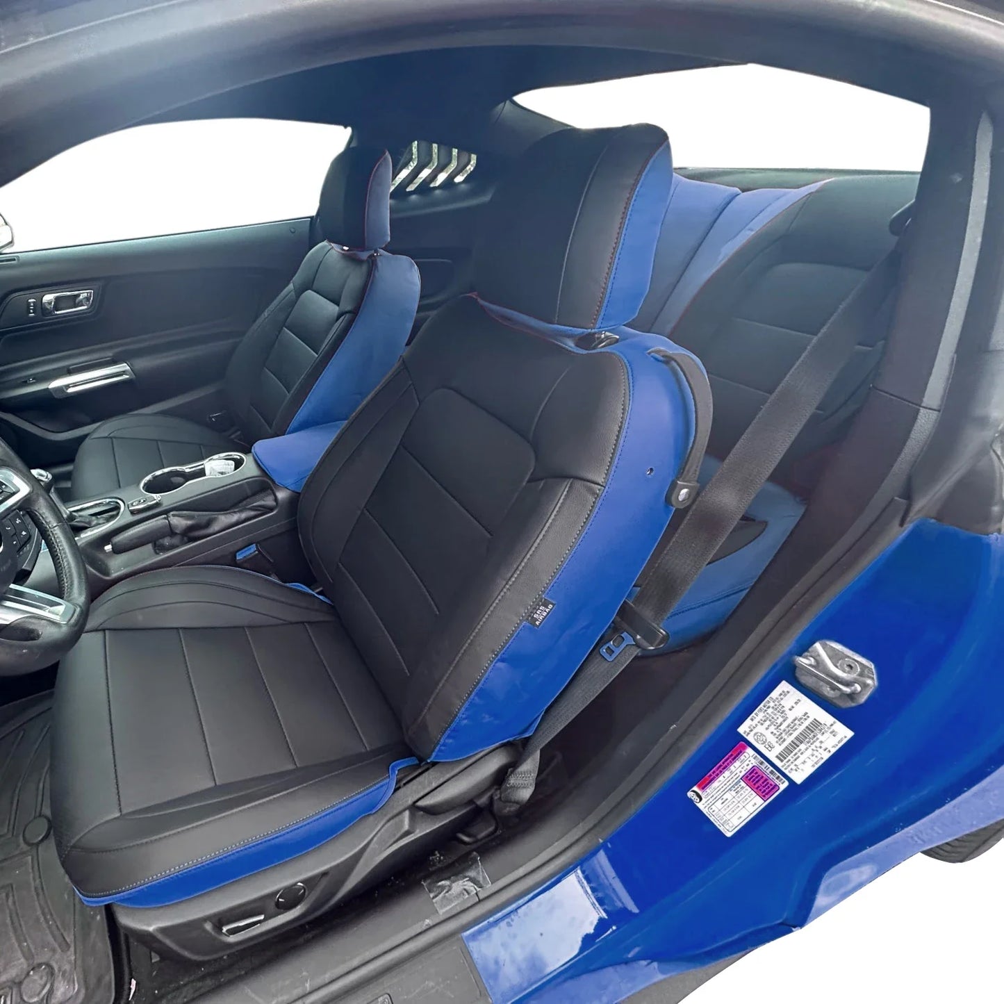 Leather Seat Covers for Ford Mustang Convertible