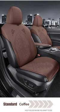 Half-Cover Alcantara Suede Car Seat Cushion Pads for Toyota Highlander