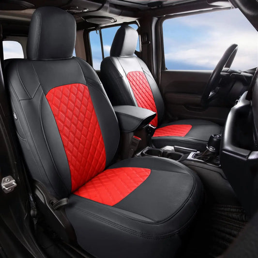 Leather Seat Covers for Jeep Wrangler (2018–2024)