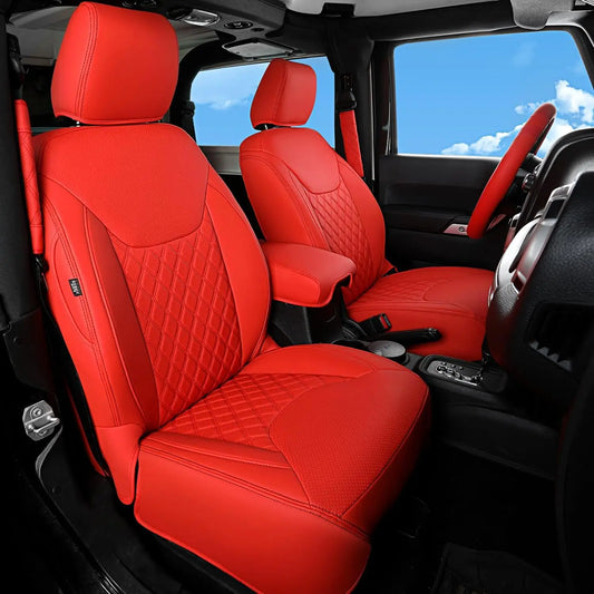 Leather Seat Covers for Jeep Wrangler (2007–2017)