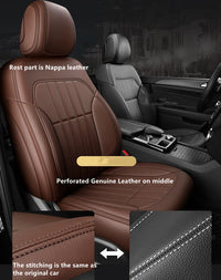Leather Seat Covers for Mercedes-Benz C-Class W204