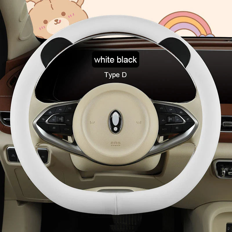 38 cm Universal Fun Leather Steering Wheel Cover