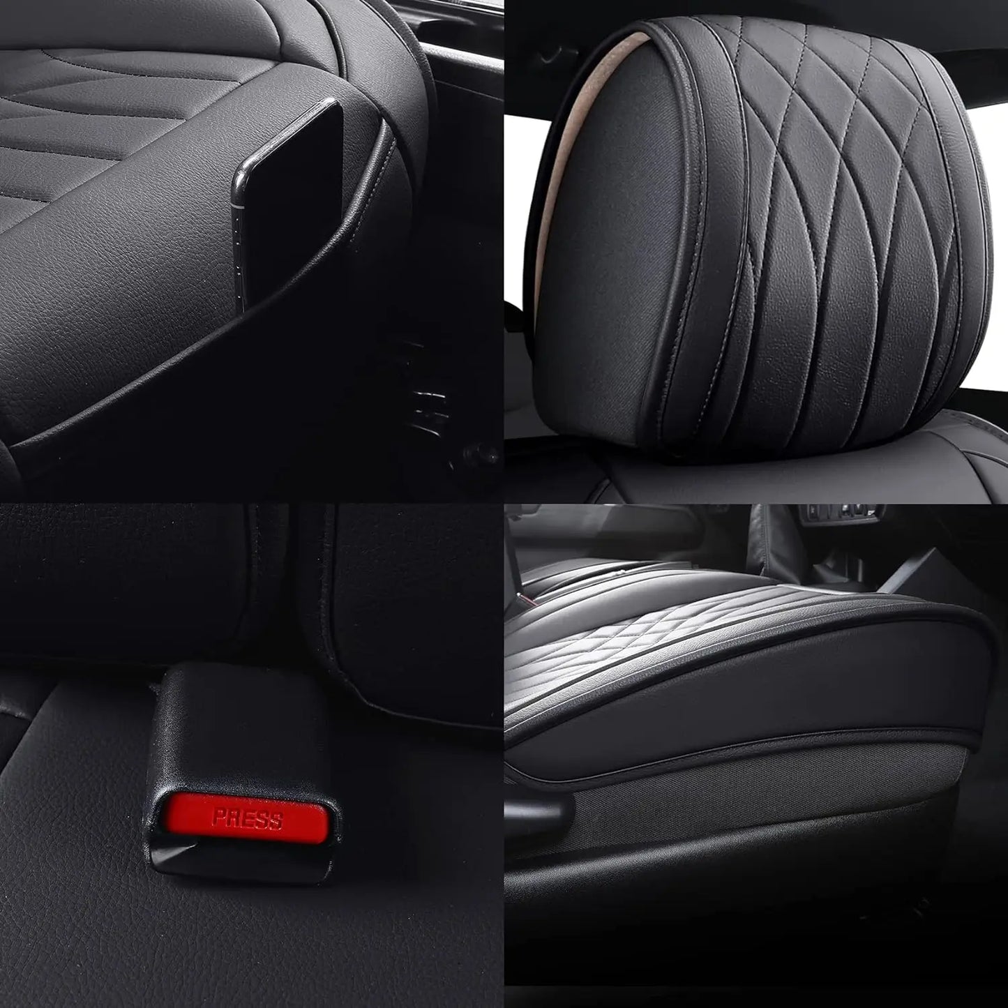 Leather Seat Covers for Chevrolet Silverado 1500 (2007-2023)