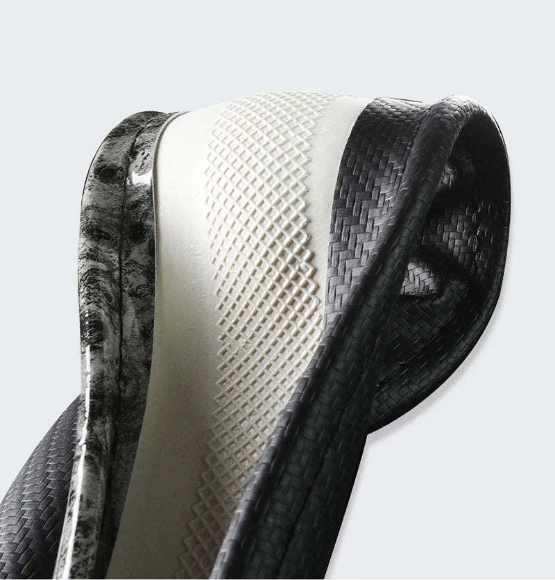 38 cm Universal Leather Steering Wheel Cover – Leopard Print, Anti-Slip