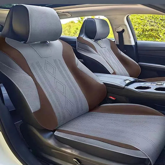 Half-Cover Suede Saddle Seat Cushion Pads for Changan UNI-K (2020-2023)