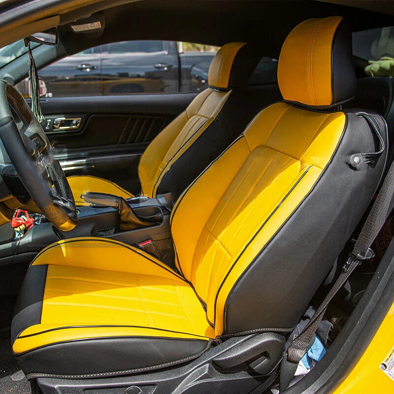 Leather Seat Covers for Ford Mustang Convertible