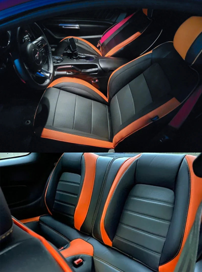 Leather Seat Covers for Ford Mustang Convertible