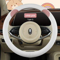 38 cm Universal Fun Leather Steering Wheel Cover