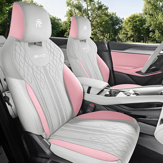 Half-Cover Suede Leather Seat Cushion Pads for BYD Yuan UP