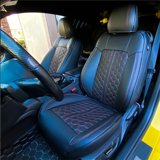 Leather Seat Covers for 2015–2024 Ford Mustang GT Coupe