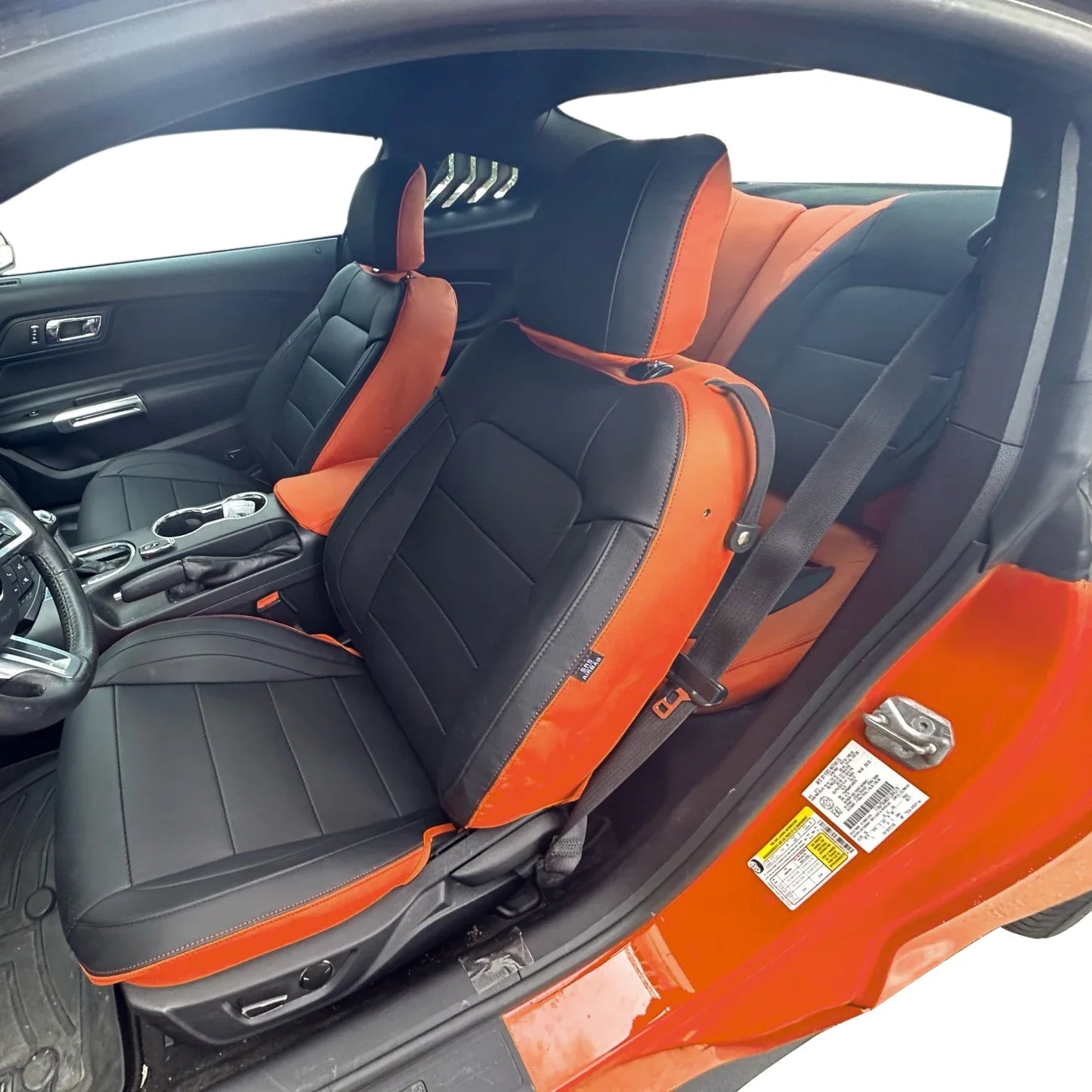 Leather Seat Covers for Ford Mustang Convertible