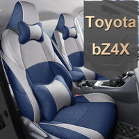 Flax Linen Breathable Seat Covers for Toyota bZ4X