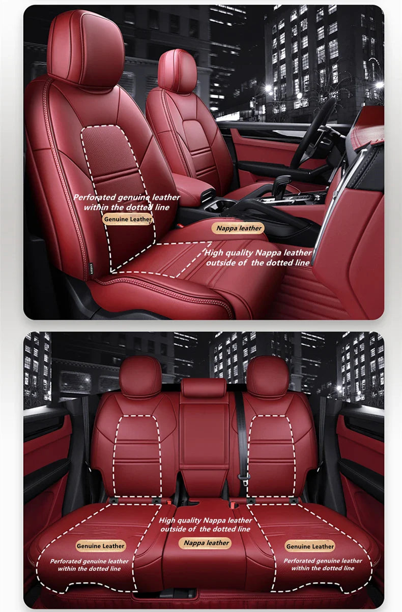 Leather Seat Covers for Porsche Macan