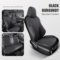 Half-Cover Suede Car Seat Cushion Pads for Toyota RAV4