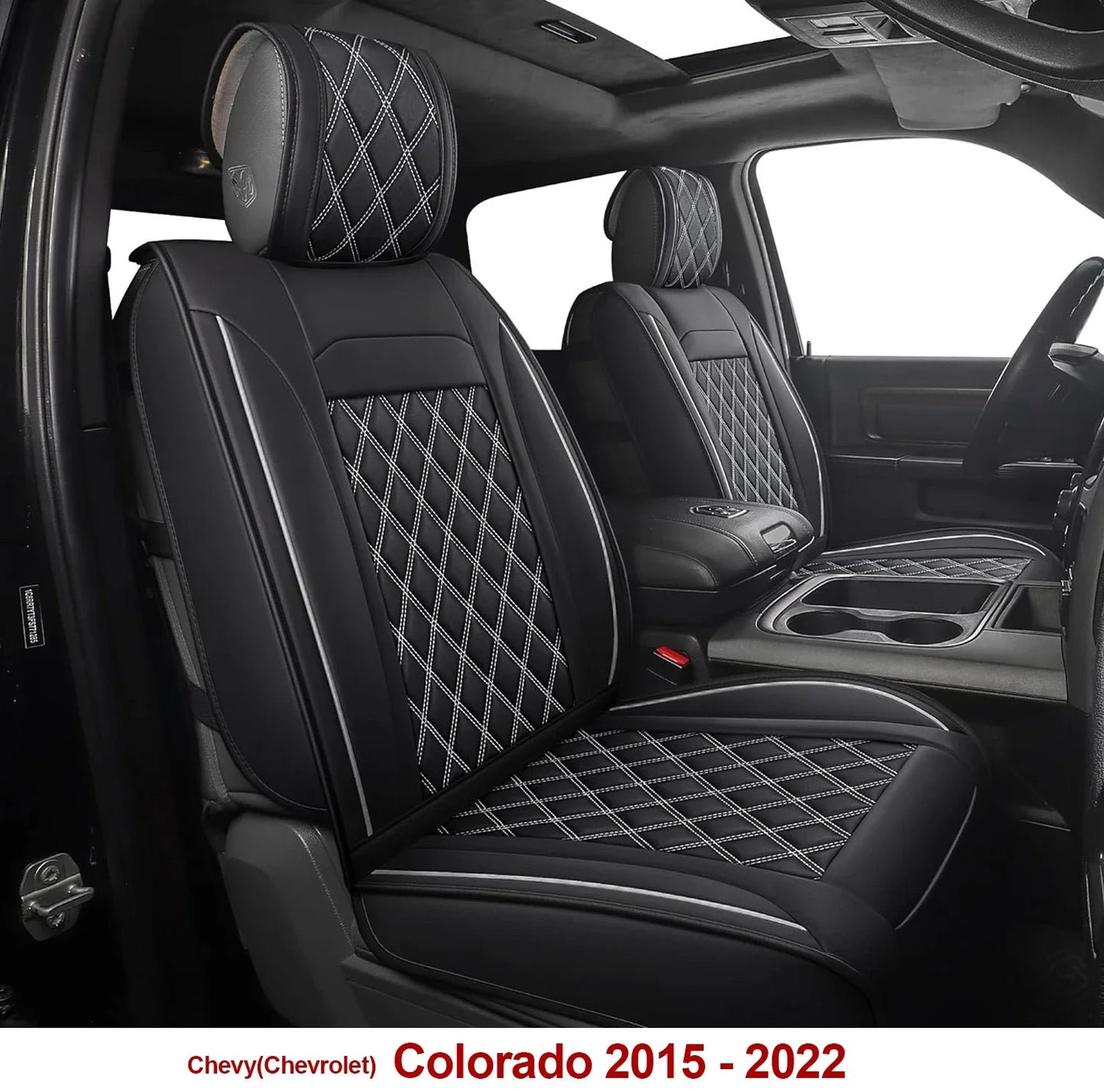 Leather Seat Covers for Chevrolet Colorado (2015–2024)