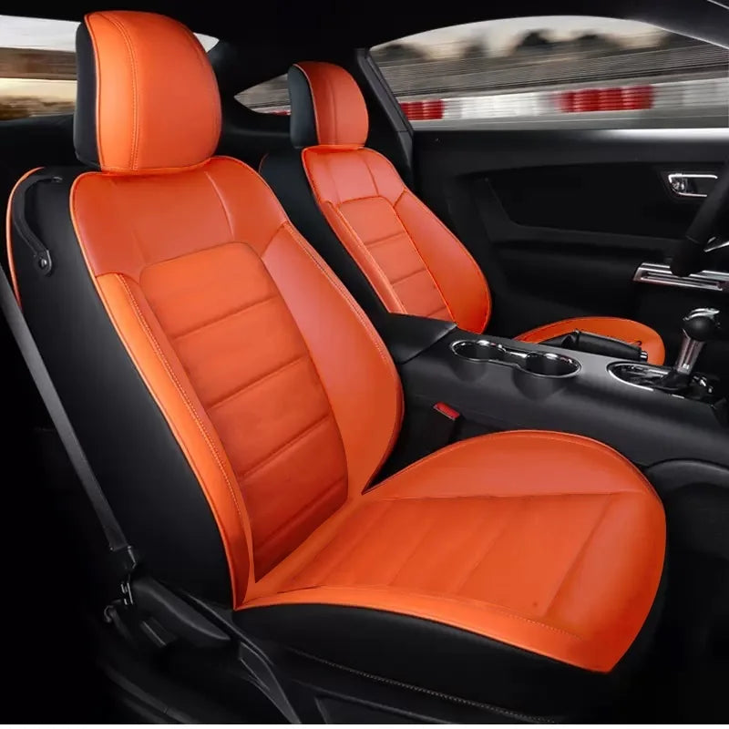 Leather Seat Covers for 2012–2014 Ford Mustang Coupe