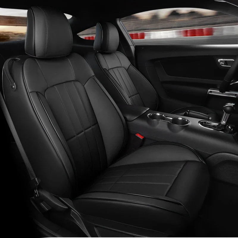 Leather Seat Covers for Ford Mustang Convertible