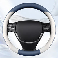 38 cm Universal Leather Steering Wheel Cover – Anti-Slip Grip