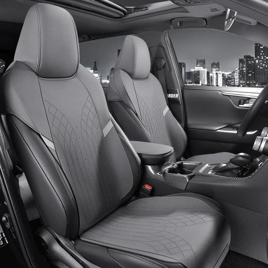 Half-Cover Suede Car Seat Cushion Pads for Toyota RAV4