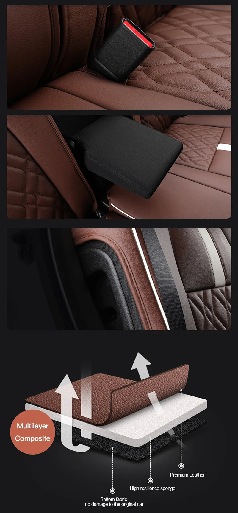 Leather Seat Covers for Honda HR-V
