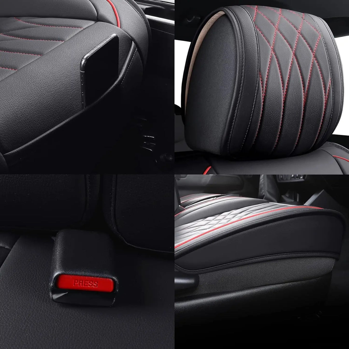 Leather Seat Covers for Chevrolet Silverado 1500 (2007-2023)