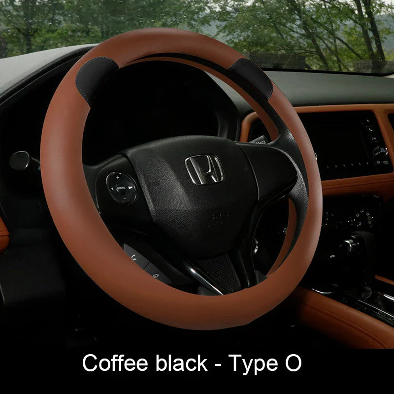 38 cm Universal Fun Leather Steering Wheel Cover