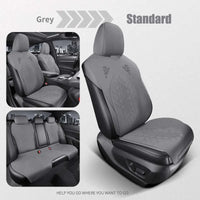 Half-Cover Alcantara Suede Car Seat Cushion Pads for Toyota Highlander