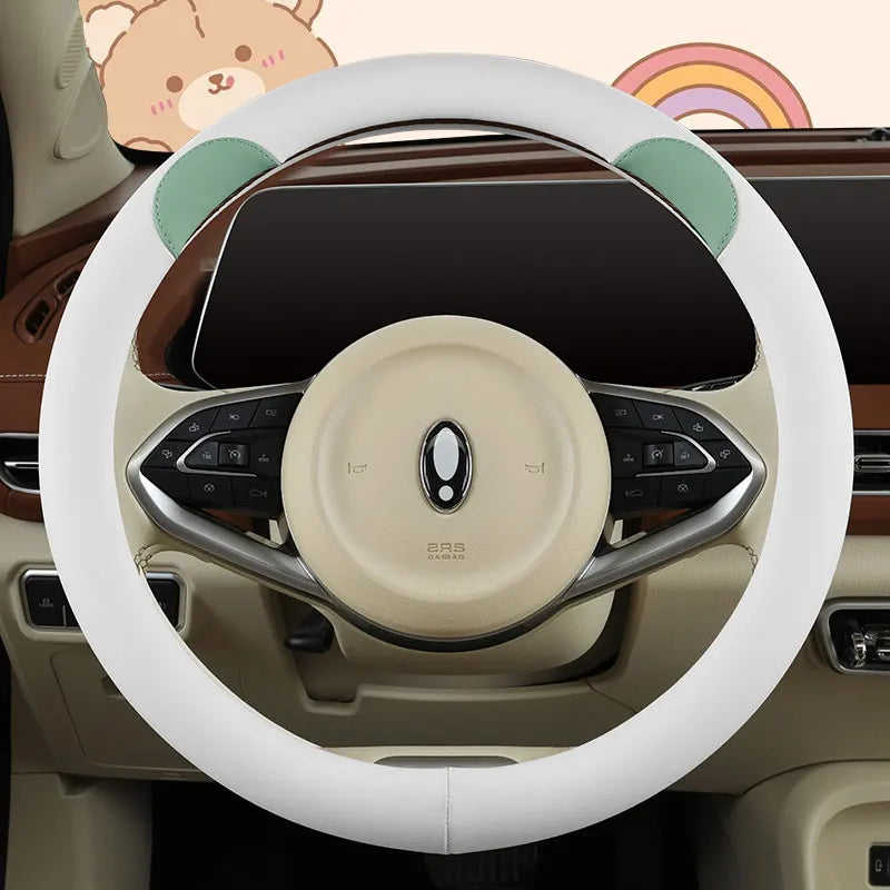 38 cm Universal Fun Leather Steering Wheel Cover