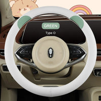38 cm Universal Fun Leather Steering Wheel Cover