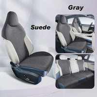 Car Suede Saddle Cushion Pad Half-Covered for Zeekr 001