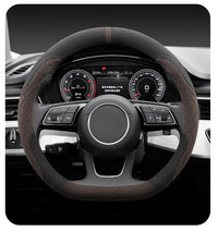 38 cm Anti-Slip Suede Steering Wheel Cover for BYD Atto 3 Yuan Plus