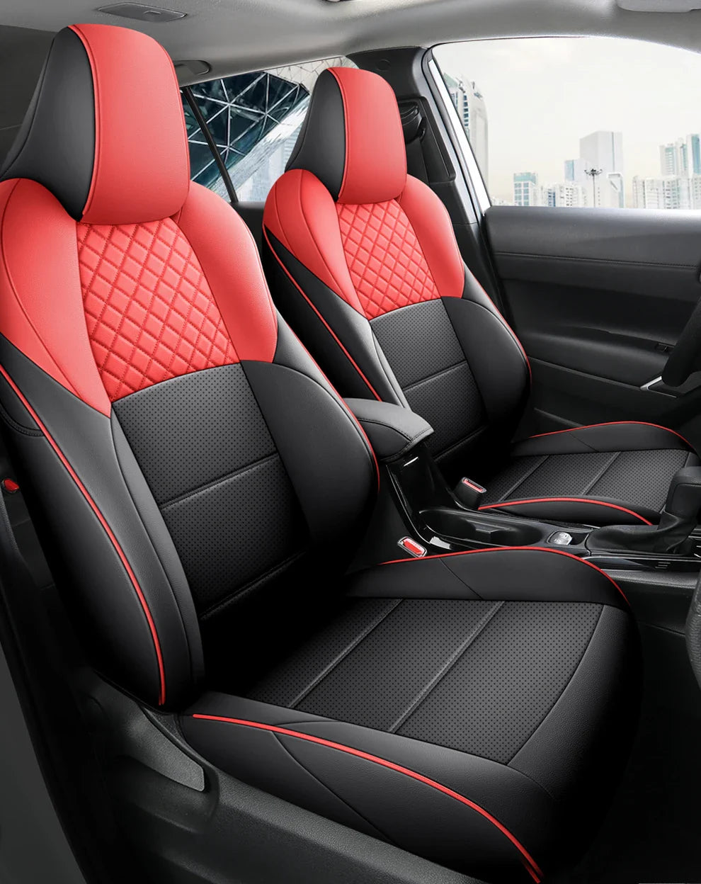 Leather Seat Covers for Toyota bZ4X