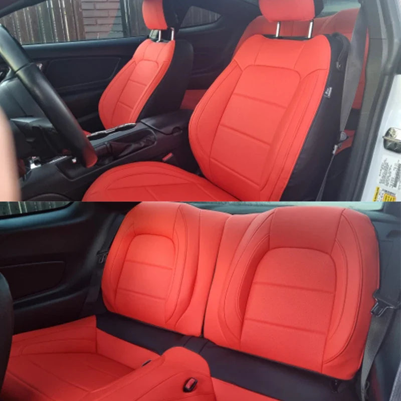 Leather Seat Covers for 2015–2024 Ford Mustang GT Coupe