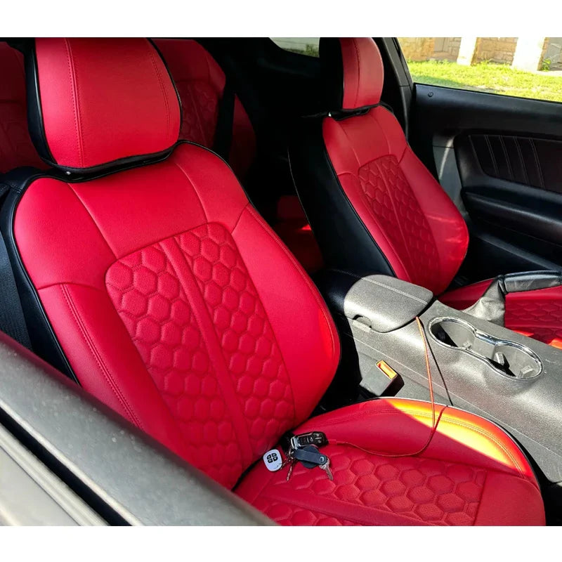 Leather Seat Covers for 2012–2014 Ford Mustang Coupe