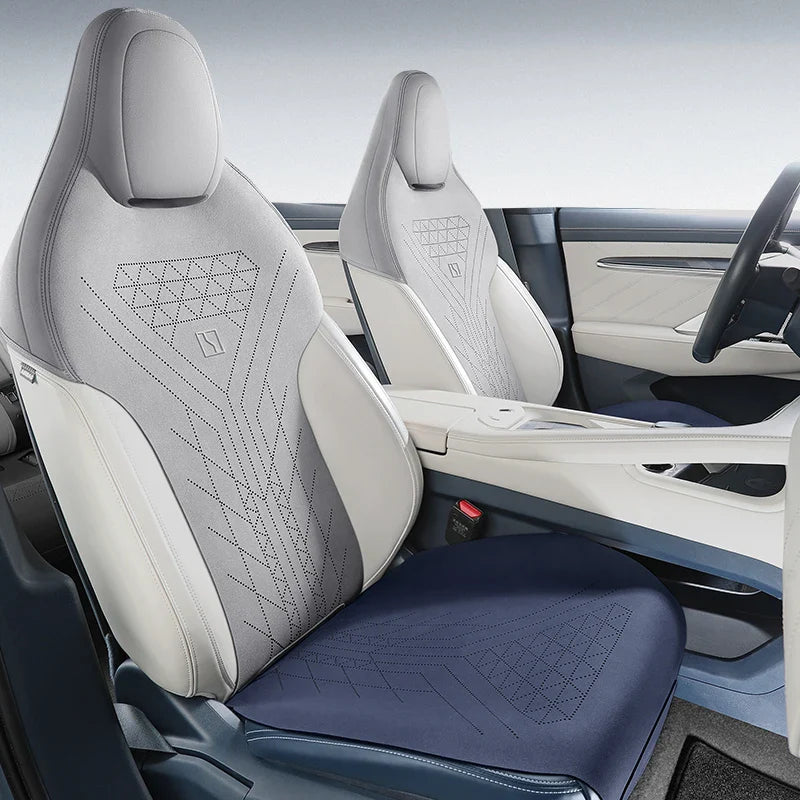 Car Suede Saddle Cushion Pad Half-Covered for Zeekr 001