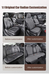 Half-Cover Alcantara Suede Car Seat Cushion Pads for Toyota Highlander