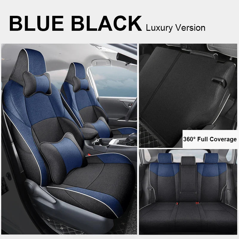Flax Linen Breathable Seat Covers for Toyota bZ4X