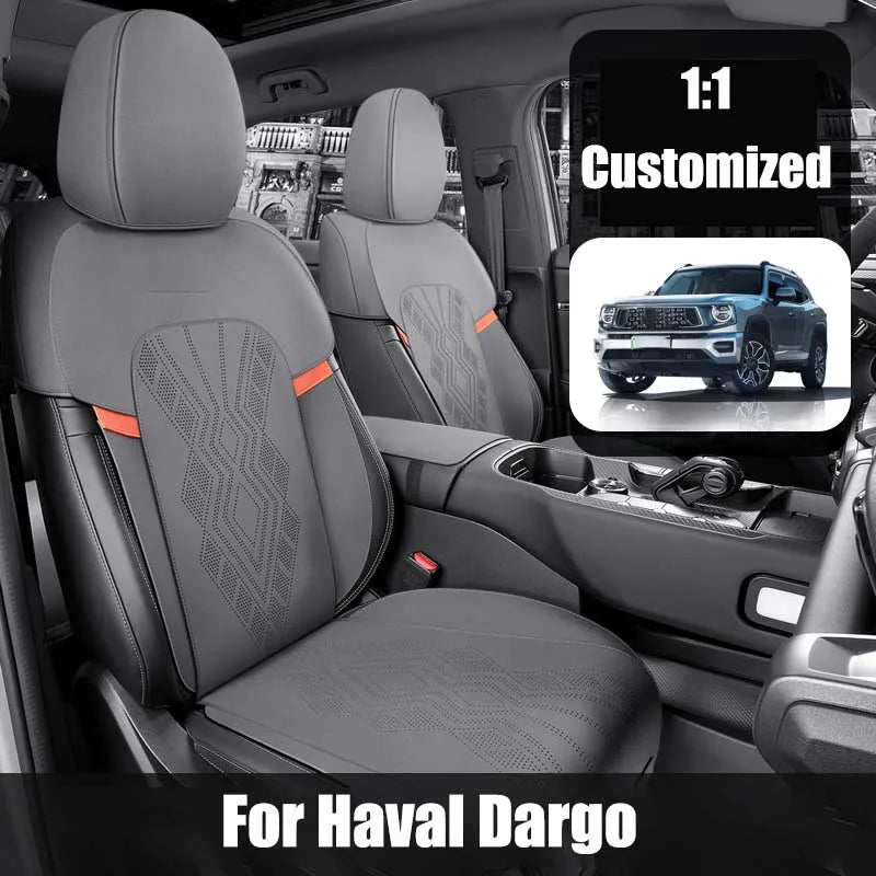 Half-Cover Suede Seat Covers for Haval Dargo