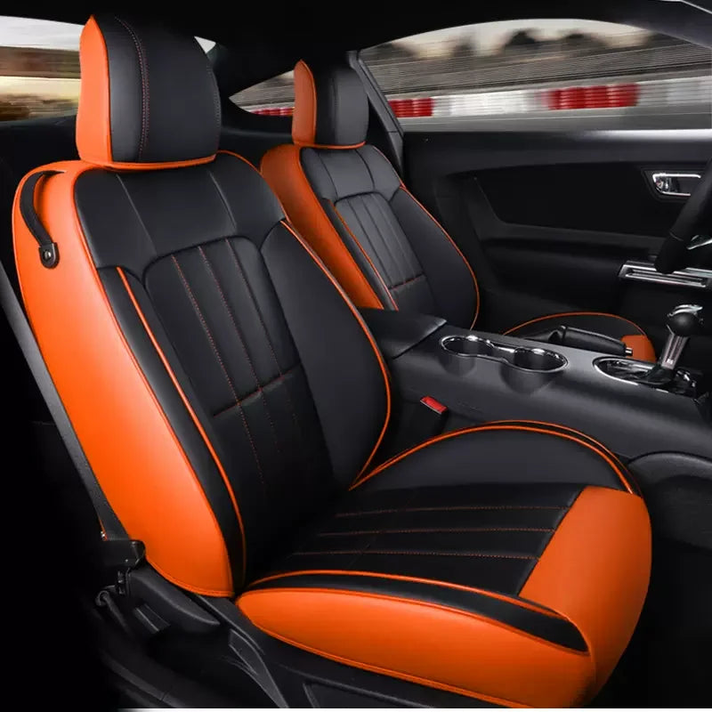 Leather Seat Covers for Ford Mustang Convertible