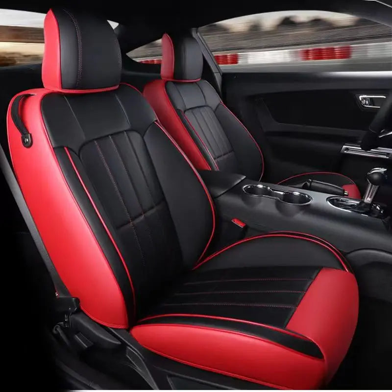Leather Seat Covers for 2015–2024 Ford Mustang GT Coupe