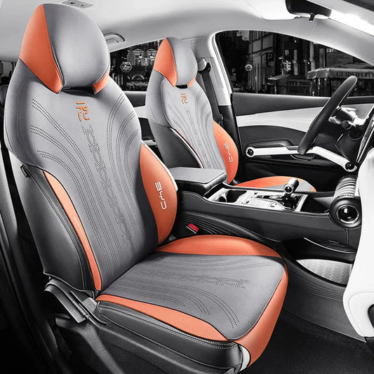 Half-Cover Suede Leather Seat Cushion Pads for BYD Atto 3 / Yuan Plus