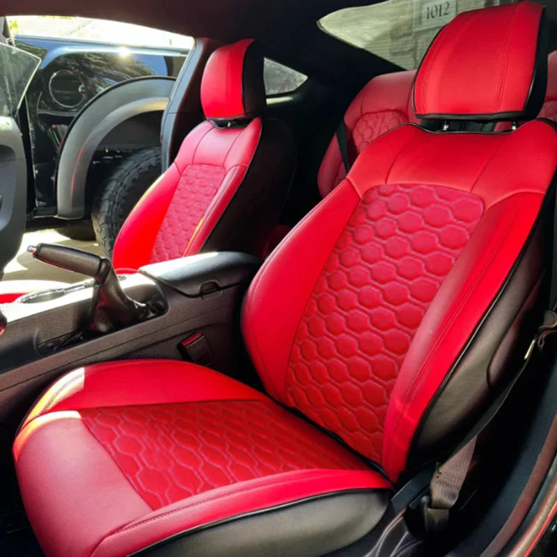 Leather Seat Covers for Ford Mustang Convertible