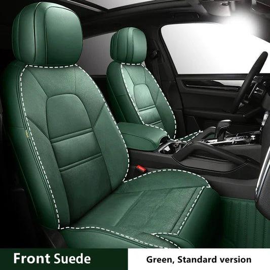 Suede Leather Seat Covers for Audi Q7 (7‑Seater)
