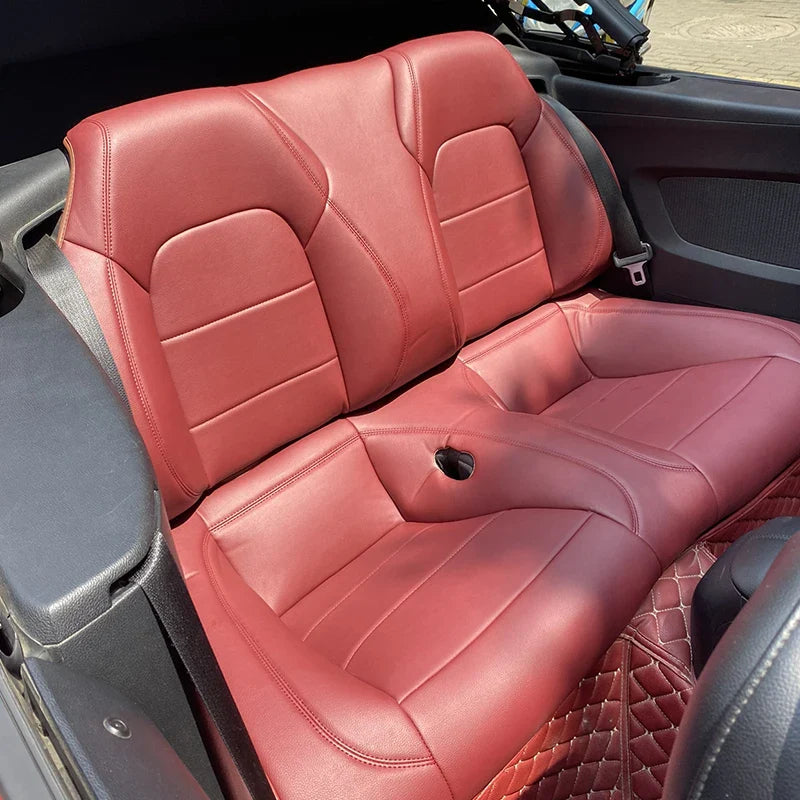 Leather Seat Covers for Ford Mustang Convertible