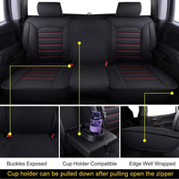 Leather Seat Covers for Toyota Tacoma (2005–2023)
